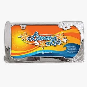 Catch the wave license plate holder